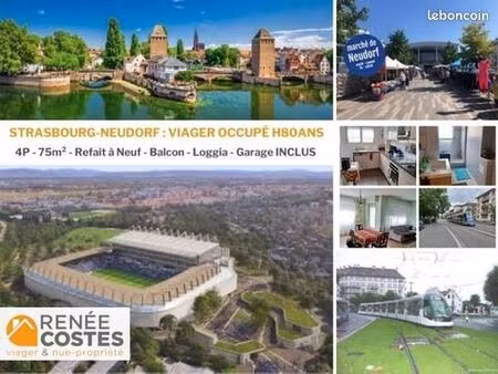 appartement en viager 4 pièces 75 m²