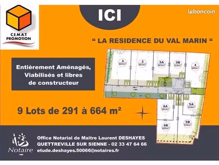 terrain 316 m²