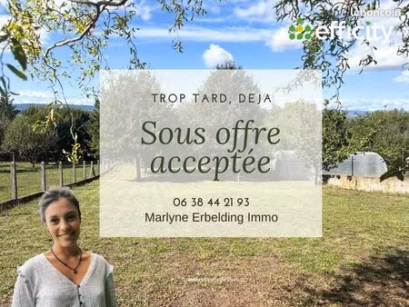 terrain 1 230 m² sury le comtal