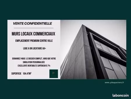 local commercial 104 m² dax