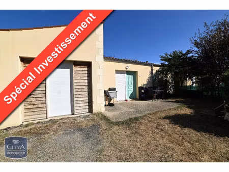 maison à vendre 2 pièces 39.71 m² - thénac (17) - 55 000€