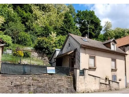 axe strasbourg - saint-die : maison individuelle avec jardinet e