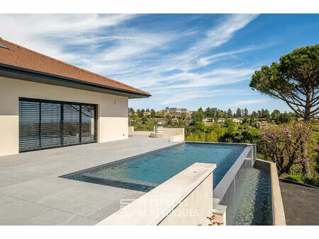 contemporaine avec vue sur lyon et piscine à debordement