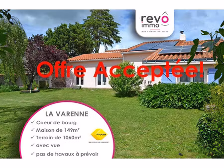 vente maison 6 pièces 149 m² montrevault-sur-èvre (49270)
