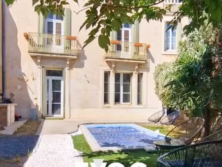 maison de maître – 247 m² sauvian centre