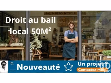 vente droit au bail 50 m²