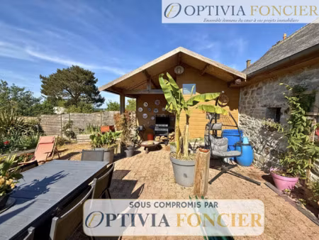 maison t9 en pierre - 1509 m2 de terrain - deux garages - co