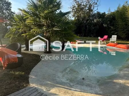 maison de caractère au calme avec piscine