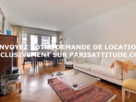 location meublée appartement 2 pièces 58 m² à paris 16ème (75016)  1 950 €