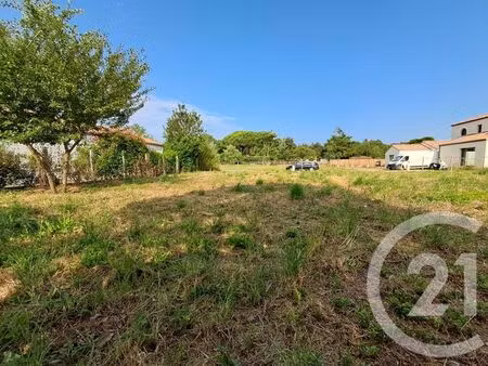 terrain à vendre - 436 m2 - talmont st hilaire - 85 - pays-de-loire