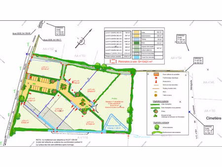terrain a vendre 909 m² en éco-lotissement !!
