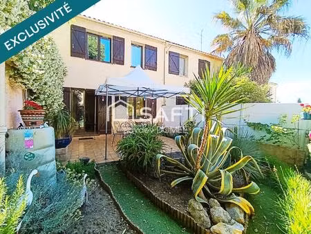 en viager charmante villa t4 de 78 m² avec garage de 18 m² sur un parcel de 239m² de terra