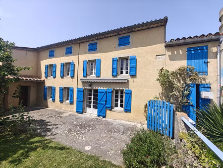 charmante maison de village dans le razès - avec cour et jar