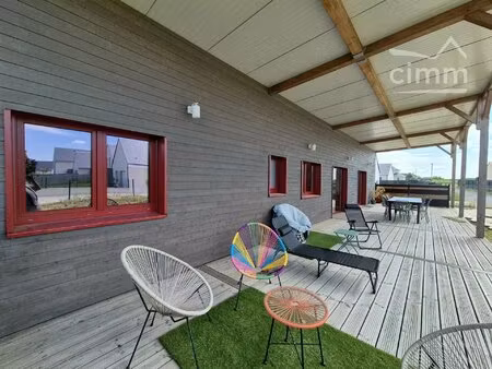 à vendre – maison contemporaine en bois à saint-dyé-sur-loire
