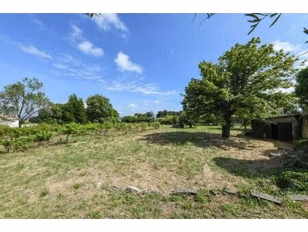 vente terrain 1534 m² uzès (30700)
