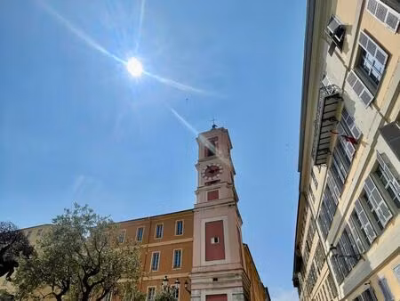 vieux nice /rue de la prefecture/duplex 3pieces 78m2 habitable 48 m2 loi carez