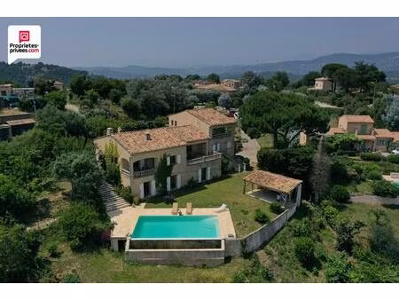 propriete 8 pieces 265 m2 avec vue panoramique  grande piscine et terrain paysager de 2200