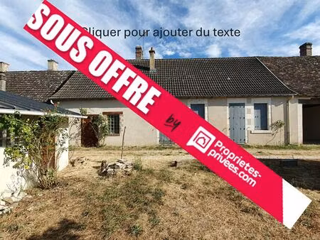 maison de bourg 90 m2 avec beau terrain de 1200 m2