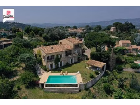 propriete 8 pieces 265 m2 avec vue panoramique  grande piscine et terrain paysager de 2200