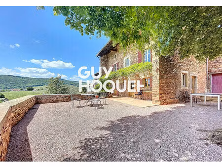 maison en pierre 3 chs + bureau + garage et terrain de 1700 m² environ - 71570 leynes