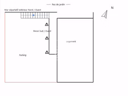 ensemble immobilier avec appartement + surface commerciale+ parking