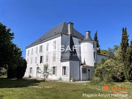 vente manoir 11 pièces 820 m² à saint-fraigne (16140)  636 000 €
