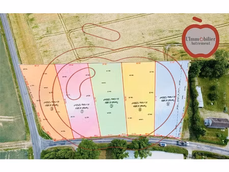 vente terrain 1250 m² à mandres (27130)  30 000 €