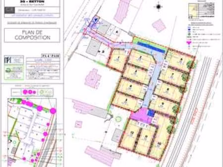 vente terrain à betton (35830) : à vendre / 542m² betton
