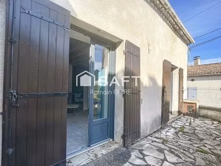maison de 3 chambres «travaux à terminer » au calme « projet à 184 000€ au total »