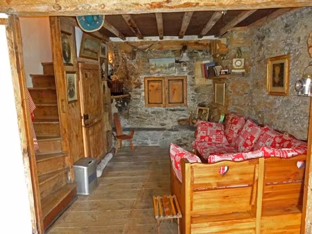 dpt pyrénées orientales (66)  à vendre olette maison p4 en pierres de 84 m² - terrain 809 