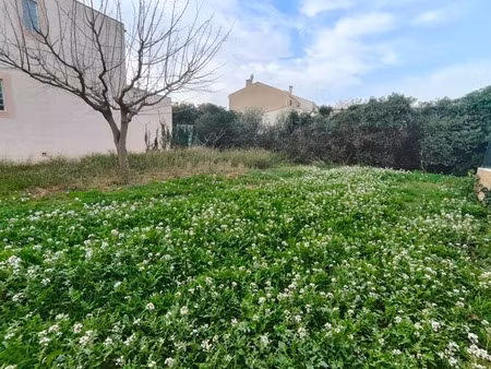 dpt hérault (34)  à vendre frontignan terrain 363m²