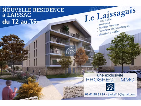 appartement type 3 avec grande terrasse