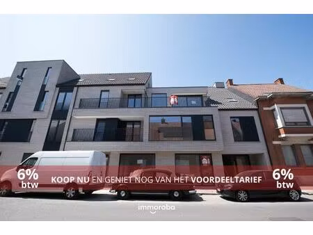 nieuwbouw gelijkvloersappartement (60 m²) met terras in residentie albert & jerome – desse