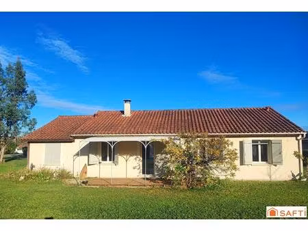 maison de plain  pied jardin avec vue  4 chambres