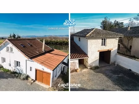 montceaux 01090 - maison + dépendance surface utile totale : 267 64 m²