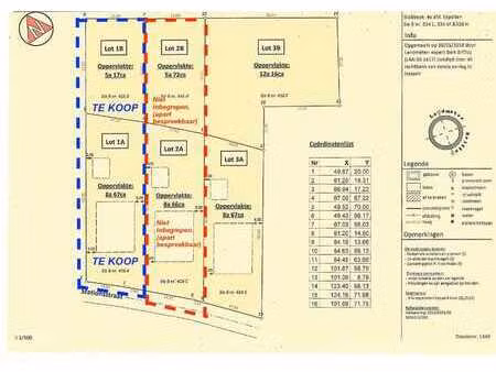 glabbeek: terrain à bâtir  vue dégagée. 219.000€