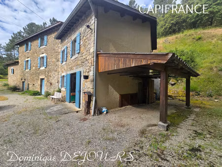 ardéche  maison en pierres dans un lieu préservé et calme - 137m² habitable - garage - ter