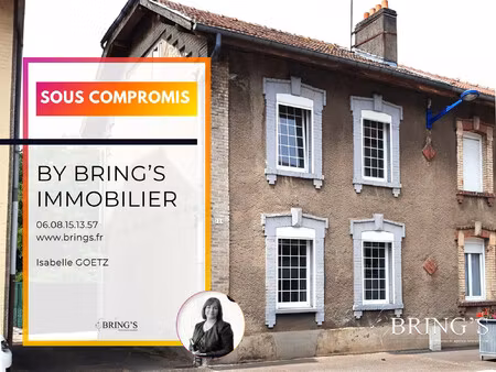 tucquegnieux maison jumelée 85 m² habitables + jardin