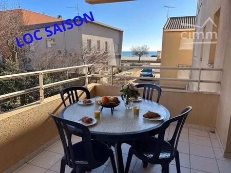 appartement de luxe de 2 chambres en location à valras-plage  france