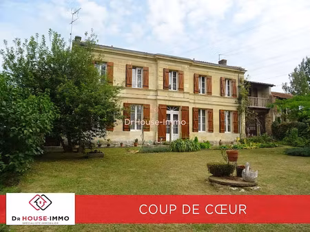vente maison 8 pièces 210 m² à civrac-de-blaye (33920)  369 000 €