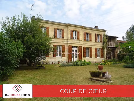 vente maison 8 pièces 210 m² à pugnac (33710)  369 000 €