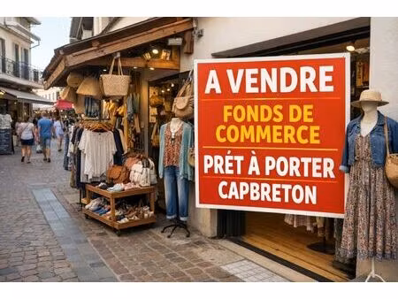 vente commerce 1 pièce 35 m² capbreton (40130)