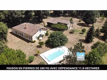vente maison 7 pièces 280 m² gabarret (40310)