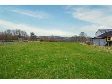terrain à bâtir avec vue sur la campagne