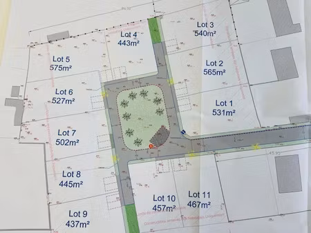 vente terrain à athies-sous-laon (02840)  59 000 €
