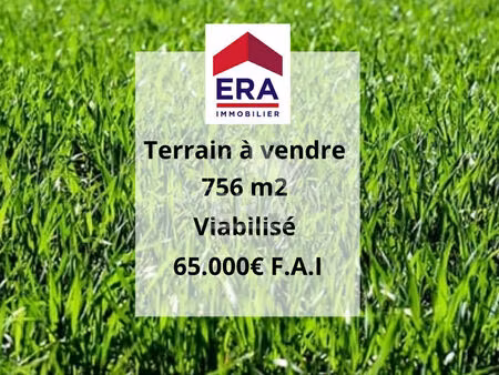 terrain bourg 756 m2 viabilise