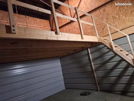 box de stockage feu de cadeuil. 15  30 et 60m2 avec mezzanine