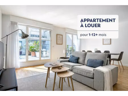 grand deux chambres avec grande terrasse proche de montparnasse