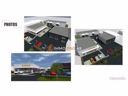 local 760 m² ombrée d'anjou