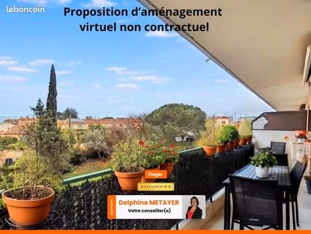 appartement en viager 3 pièces 66 m²